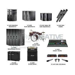 Paket Band + Sound System 10.000 Watt