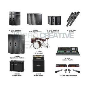 Paket Band + Sound System 5000 Watt