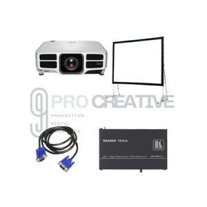 Screen 2x2 + Projector 3000 Lumens
